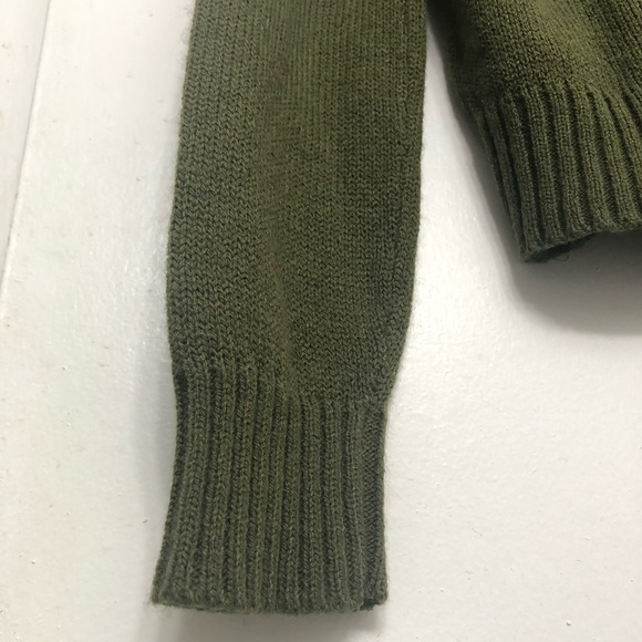 H&M green knitted sweater, XS, Excellent condition - Picture 6 of 11